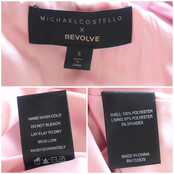 Michael Costello x REVOLVE Andrea Dress in Blush Size Small - Picture 8 of 8